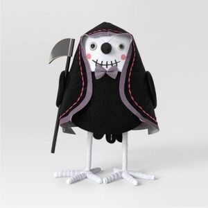 Target Hyde & EEK! Halloween Grim Reaper Felt Fabric Bird “Hoodie”
